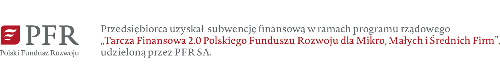 Tarcza finansowa 2.0 Polskiego Funduszu Rozwoju dla Mikro, Małych i Średnich Firm